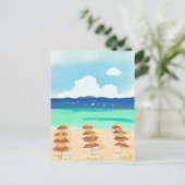 ビーチ夏休み場 ポストカード (スタンド正面)