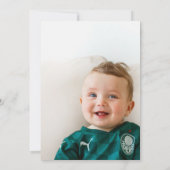 ビーチ夏男女兼用の1回目の誕生日 招待状 (裏面)