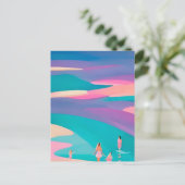 ビーチ夏 ポストカード (スタンド正面)