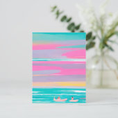 ビーチ夏 ポストカード (スタンド正面)