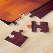 ビーチ夕日 ジグソーパズル (側面)