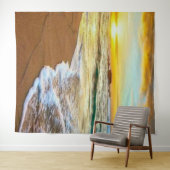 ビーチ夕日 タペストリー (インサイチュ(横))