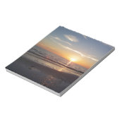 ビーチ夕日 ノートパッド (回転)