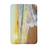 ビーチ夕日 バスマット (正面縦)