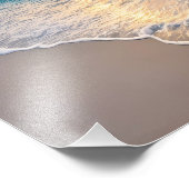 ビーチ夕日 フォトプリント            (角)