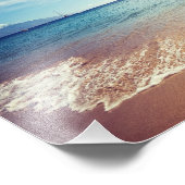 ビーチ夕日 フォトプリント            (角)