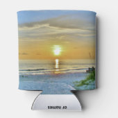 ビーチ夕日 缶クーラー (裏面)