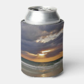 ビーチ夕日 缶クーラー (缶正面)