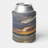 ビーチ夕日 缶クーラー (缶裏面)