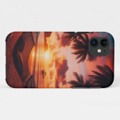 ビーチ夕日 Case-Mate iPhoneケース (裏面(横))