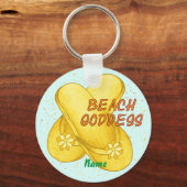 ビーチ女神 キーホルダー (正面)