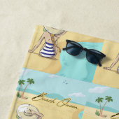 ビーチ女 ビーチタオル (インサイチュ)