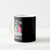 ビーチ好きのためのユーモアの小人と過ごす夏 コーヒーマグカップ (正面左)