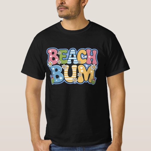 ビーチ好き Tシャツ (正面)