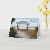 ビーチ妖精 カード (黄色い花)