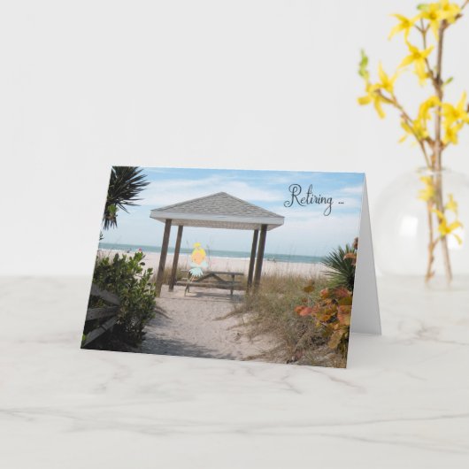 ビーチ妖精 カード (黄色い花)