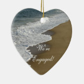 ビーチ婚約した セラミックオーナメント (右)