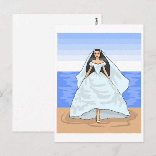 ビーチ嫁 ポストカード (正面/裏面)