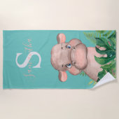 ビーチ子供へタオル ビーチタオル (正面)