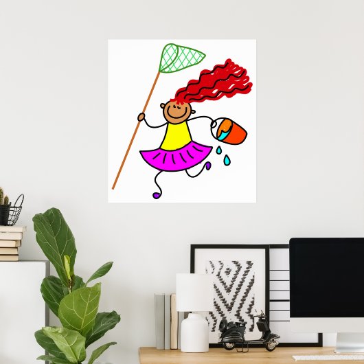 ビーチ子 ポスター (ホームオフィス)