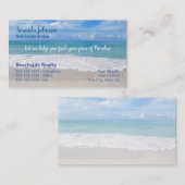 ビーチ実在エステートピースオブパラダイスシーフォーム 名刺 (正面/裏面)