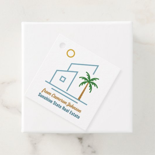 ビーチ実在エステート会社かわいいカスタマイズ フェイバータグ (インサイチュ)