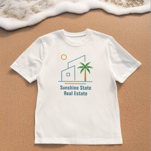 ビーチ実在エステート会社かわいいカスタマイズ Tシャツ