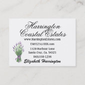 ビーチ実在エステート名刺 – SRF 名刺 (裏面)