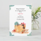 ビーチ対応バチェロレッテ 招待状 (スタンド正面)