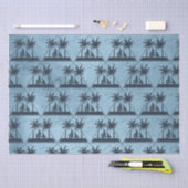 ビーチ寿命幾何学模様 薄葉紙 (クラフト)