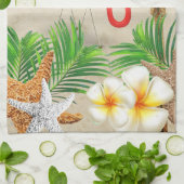 ビーチ寿命 キッチンタオル (折り畳み)