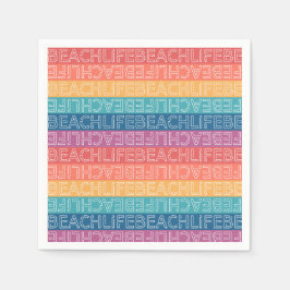 ビーチ寿命 スタンダードカクテルナプキン