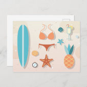 ビーチ寿命 ポストカード (正面/裏面)