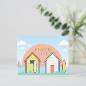 ビーチ寿命 ポストカード (スタンド正面)