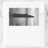 ビーチ寿命 長方形シール (バッグ)