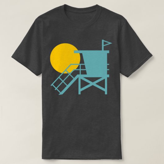 ビーチ寿命 Tシャツ (デザイン正面)