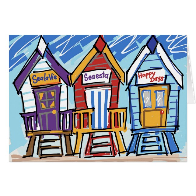 ビーチ小屋 (正面横)