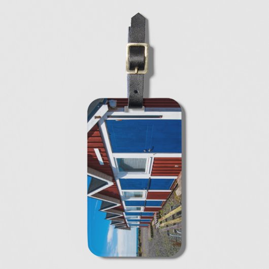 ビーチ小屋3 ラゲッジタグ (正面縦)