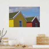 ビーチ小屋 |サウスウォルド(イギリス) ポスター (キッチン)