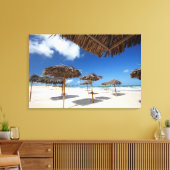 ビーチ小屋 |ブラジル キャンバスプリント (インサイチュ (リビング))