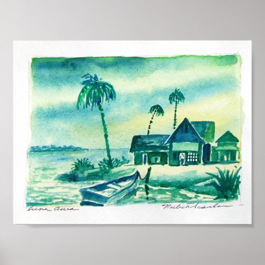 ビーチ小屋 ポスター (正面)