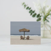 ビーチ小屋 ポストカード (スタンド正面)