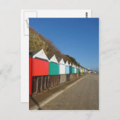 ビーチ小屋 ポストカード (正面/裏面)