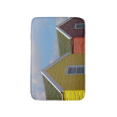 ビーチ小屋| Southwold、イギリス バスマット (正面縦)