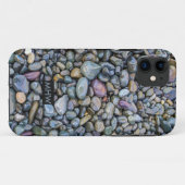 ビーチ小石カスタム類モノグラムケース Case-Mate iPhoneケース (裏面(横))