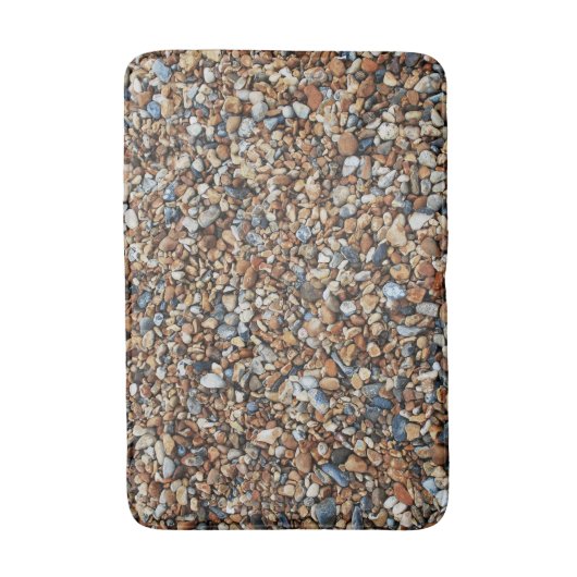 ビーチ小石 バスマット (正面縦)