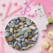 ビーチ小石 ペーパープレート (パーティー)