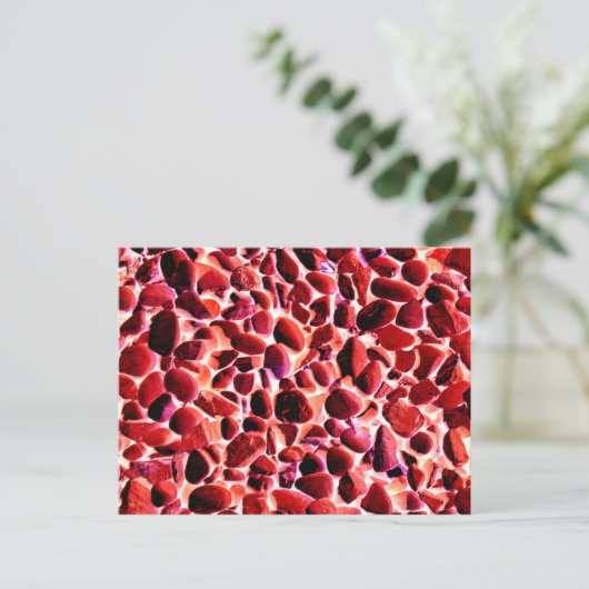 ビーチ小石 ポストカード (スタンド正面)