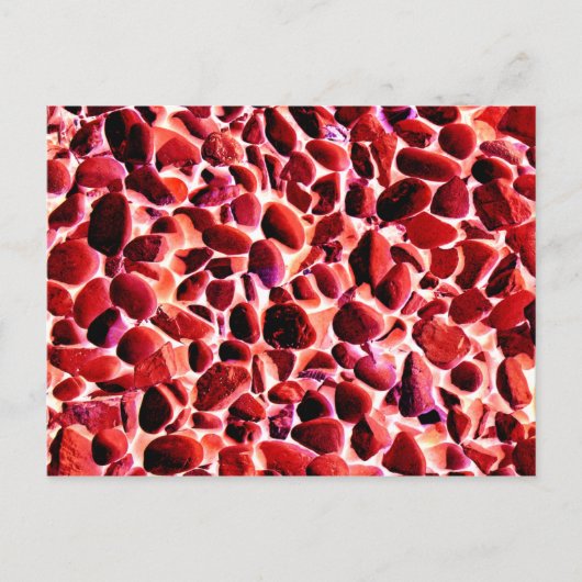 ビーチ小石 ポストカード (正面)