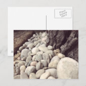 ビーチ小石 ポストカード (正面/裏面)